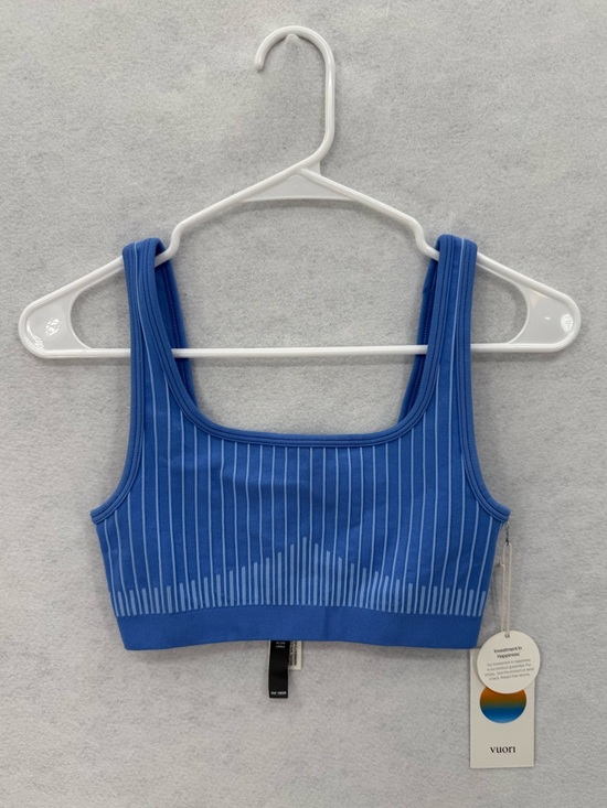 Vuori Other - NWT Vuori Bi-Color Seamless Longline Bra Oxford/Riviera Blue VW1305‎ Size Small